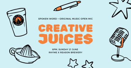Te Wāhi Toi - Creative Juices Spoken Word & Open Mic Night – June Edition