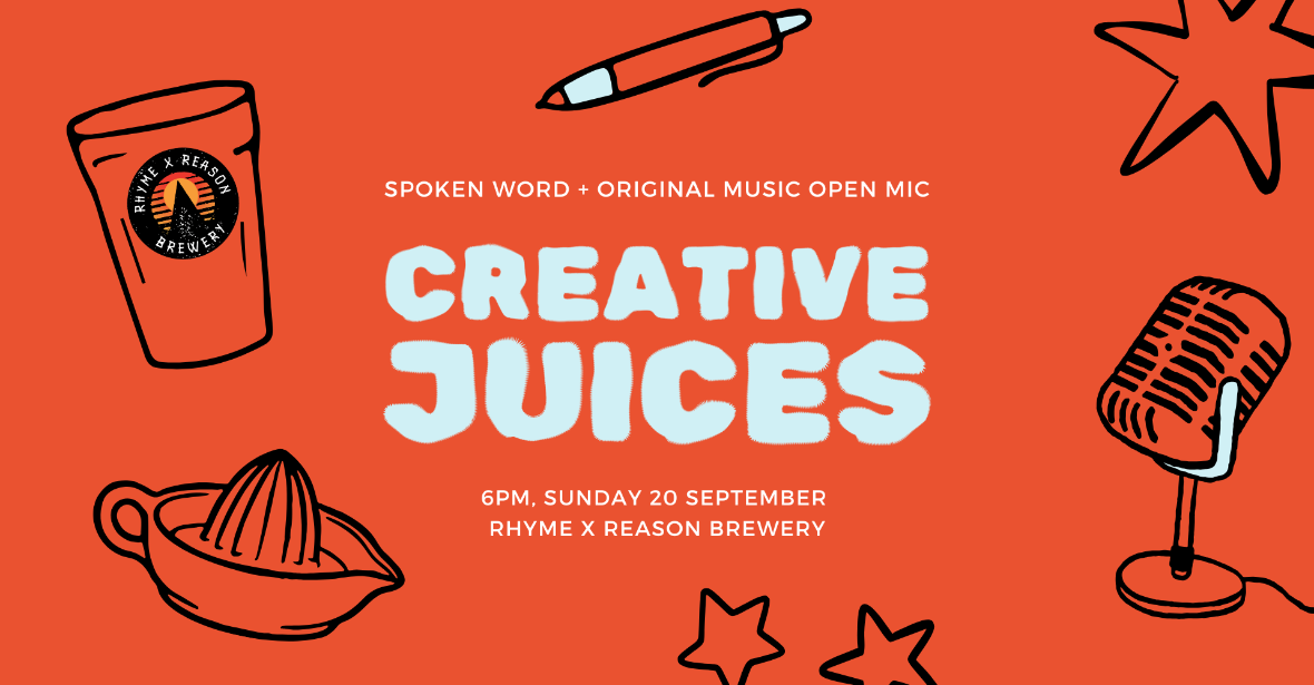 Creative Juices Spoken Word & Open Mic Night – September Edition