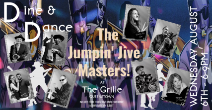 Te Wāhi Toi - Dine & Dance at The Grille with Jumpin' Jive Masters & Latin Soul