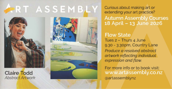 Te Wāhi Toi - Flow State: abstract painting with Claire Todd