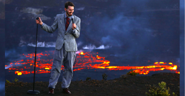 Te Wāhi Toi - Volcano: A Science Comedy Show by Ben Miller
