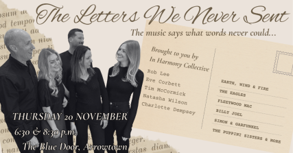 Te Wāhi Toi - The Letters We Never Sent - In Harmony: Tiny Room Concert
