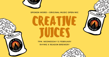 Te Wāhi Toi - Creative Juices Spoken Word & Open Mic Night – February Edition