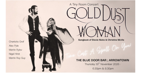 Te Wāhi Toi - Gold Dust Woman - The music of Stevie Nicks & Christine McVee - Charlotte Graf - Tiny Room Concert