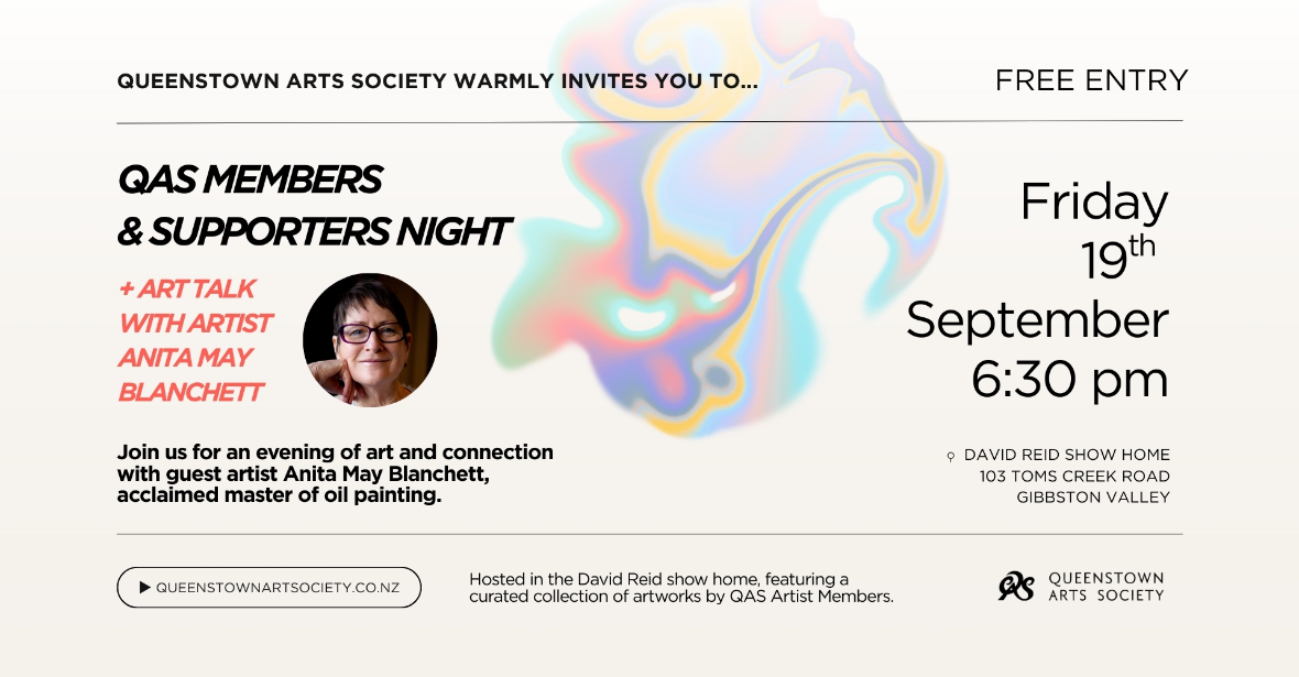 QAS Members & Supporters Night + Art Talk with artist Anita May Blanchett