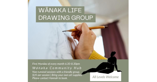 Te Wāhi Toi - Life Drawing | Wānaka 
