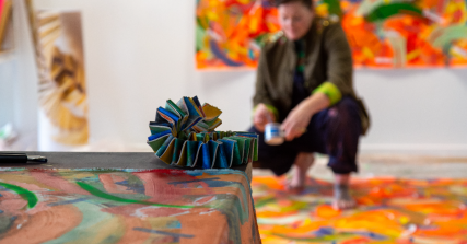 Te Wāhi Toi - Open Studio - Jessica Winchcombe Painting studio