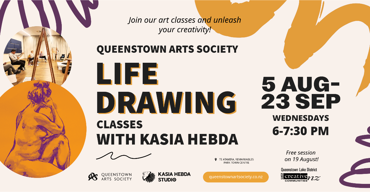 QAS Life Drawing Classes with Kasia Hebda - 26 August