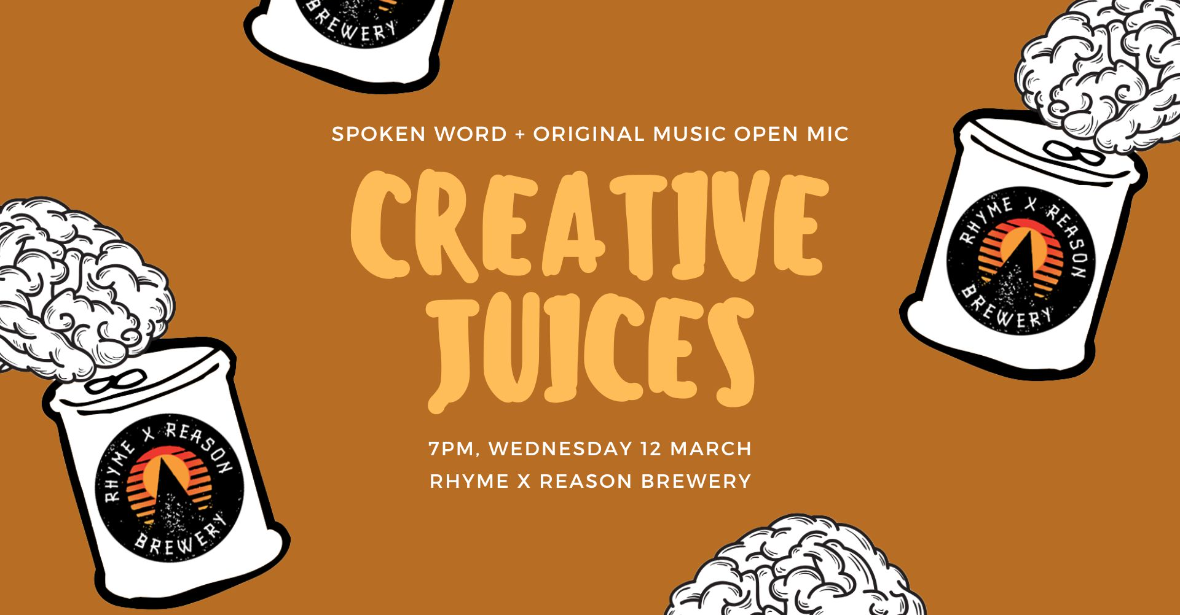 Creative Juices Spoken Word & Open Mic Night – March Edition