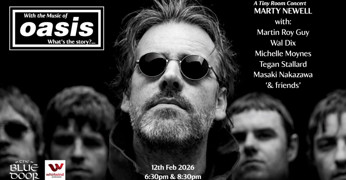 "What's The Story" - the music of Oasis - Marty Newell - Tiny Room Concert