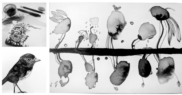 Te Wāhi Toi - Wānaka Community Arts Night: Exploring the Nature of Indian Ink 