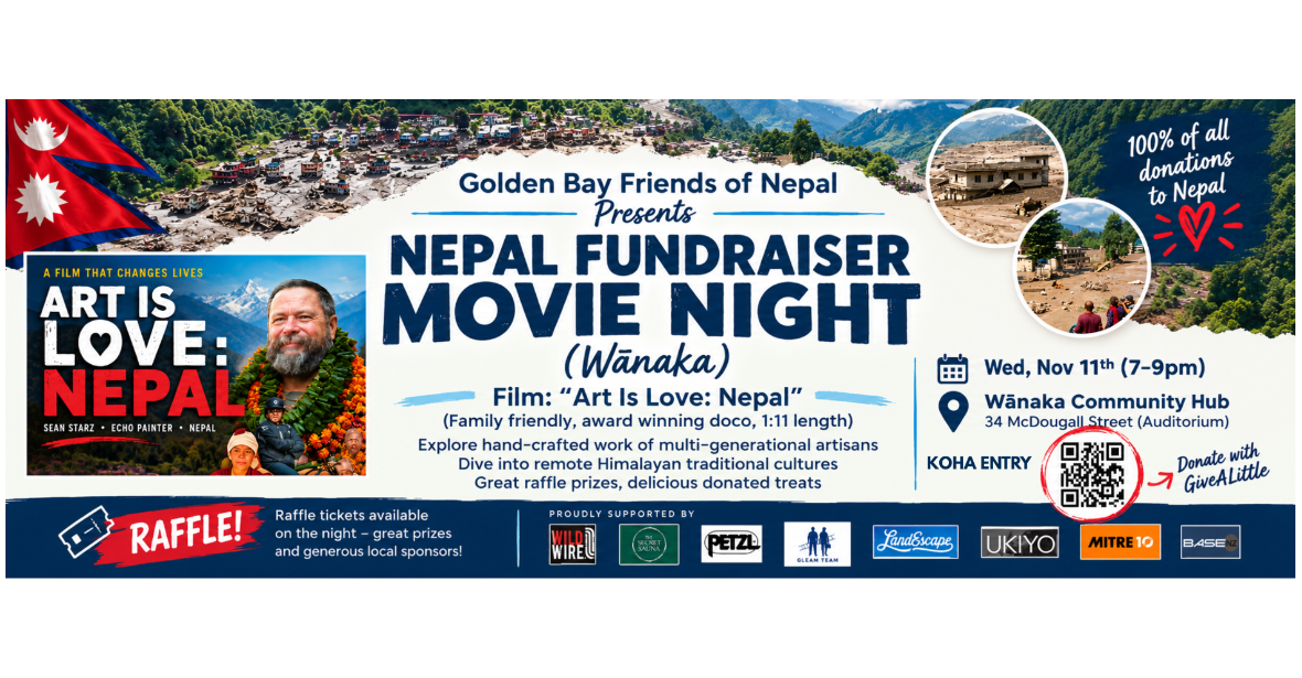 Nepal Fundraiser Movie Night (Wānaka)