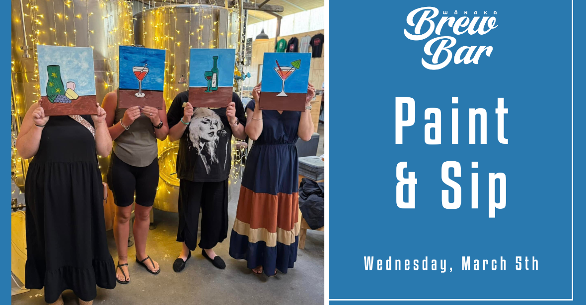 Paint & Sip at Wānaka Brew Bar