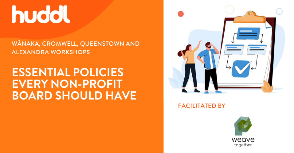 Essential Policies Every Non Profit Board Should Have - Wānaka Workshop