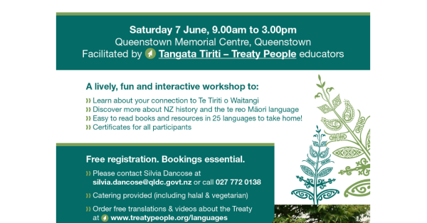 Te Wāhi Toi - Te Tiriti o Waitangi | Treaty of Waitangi Educational Workshop