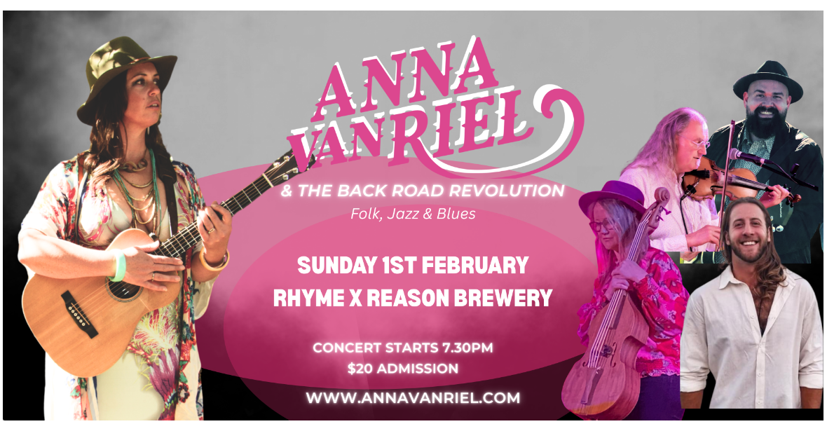 Anna van Riel & The Back Road Revolution- ALBUM RELEASE GIG