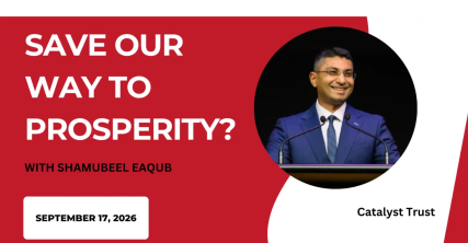 Te Wāhi Toi - Save our way to prosperity?