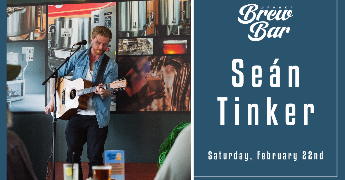 Seán Tinker at Wānaka Brew Bar 