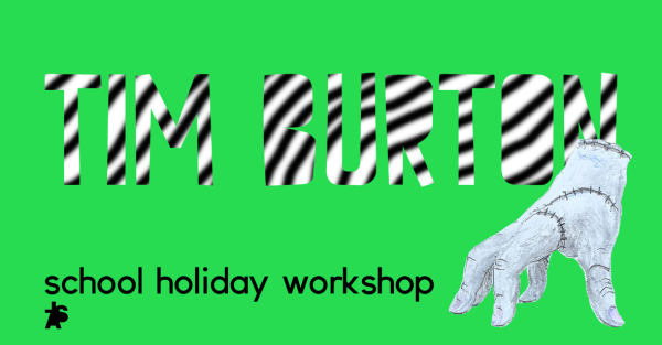 Te Wāhi Toi - Tim Burton - School Holiday Art Workshop - Little Art School