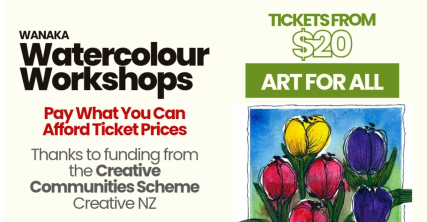 Te Wāhi Toi - Watercolour Greeting Card Workshop PWYCA