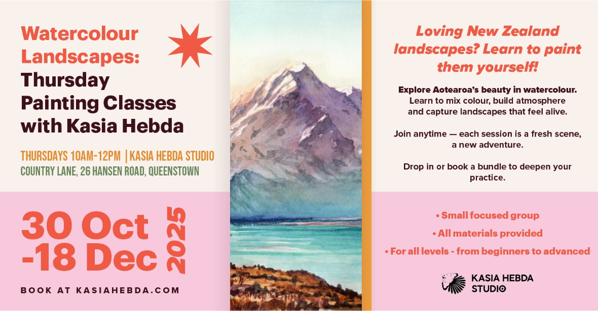 Watercolour Landscapes: Thursday Painting Classes with Kasia Hebda - 13 November